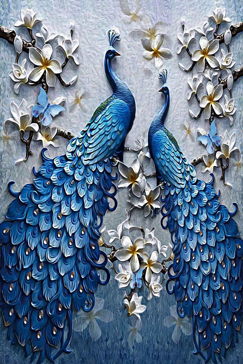 Customized Buddha Poster Wall Tile (3x4 Feet, Matt, 4Pcs)